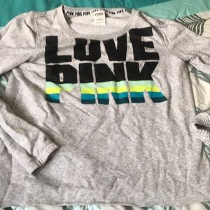 Victoria secret “love Pink” sweat shirt
